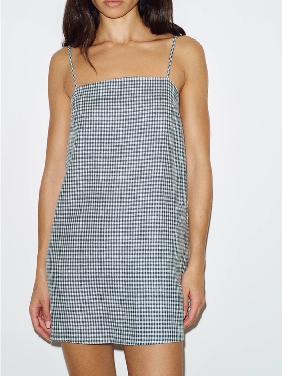 Reformation Dresses & Skirts - Reformation Blue and Pink Gingham Aubree dress
